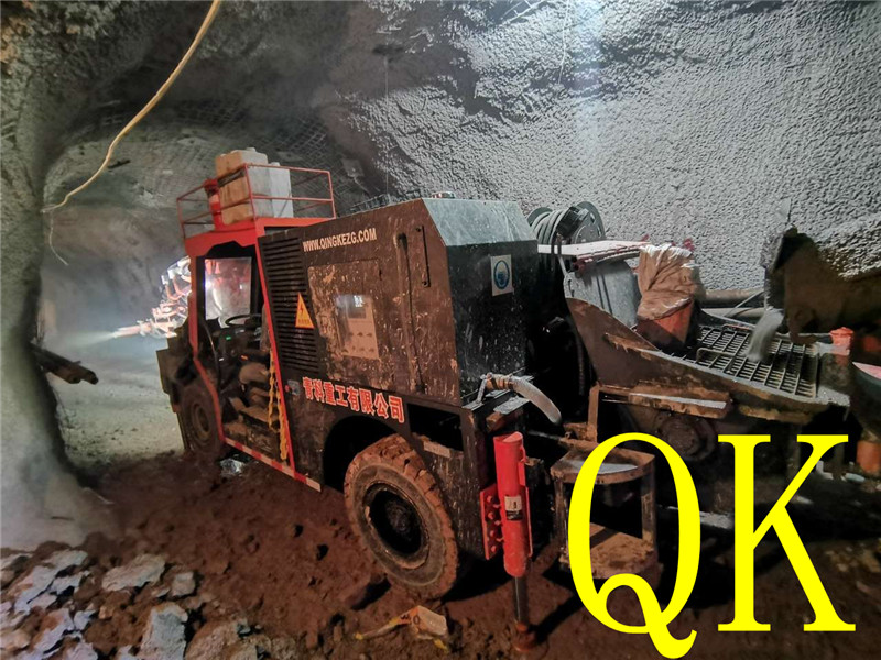 混凝土泵 青科重工 濕噴臺車