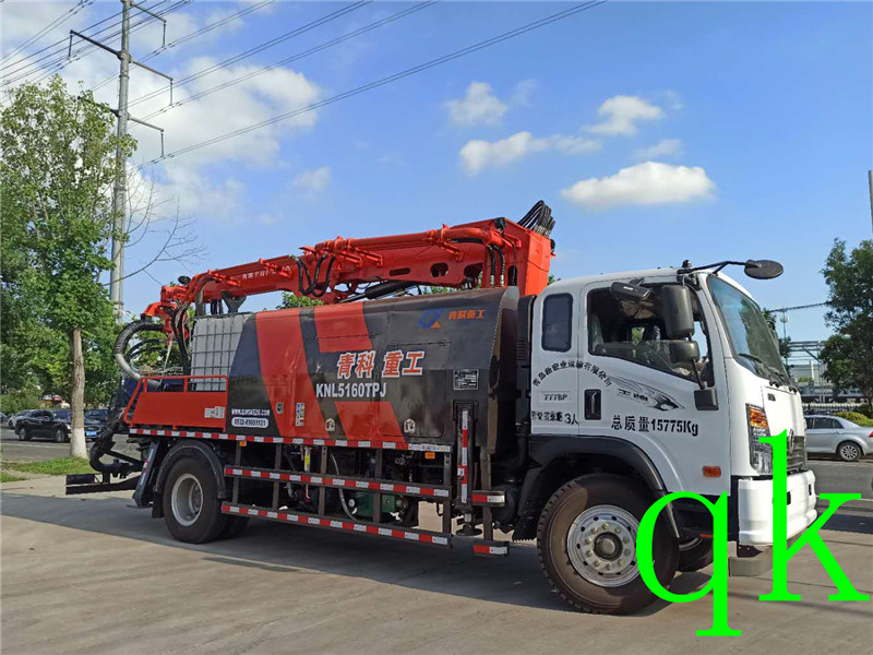 混凝土泵 青科重工 濕噴臺車