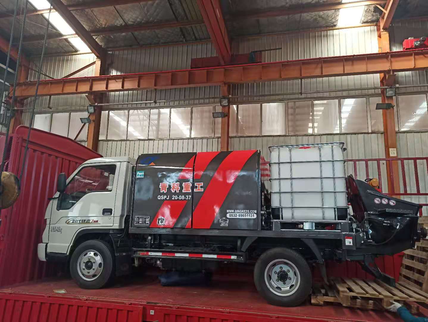 混凝土泵 青科重工 濕噴臺車