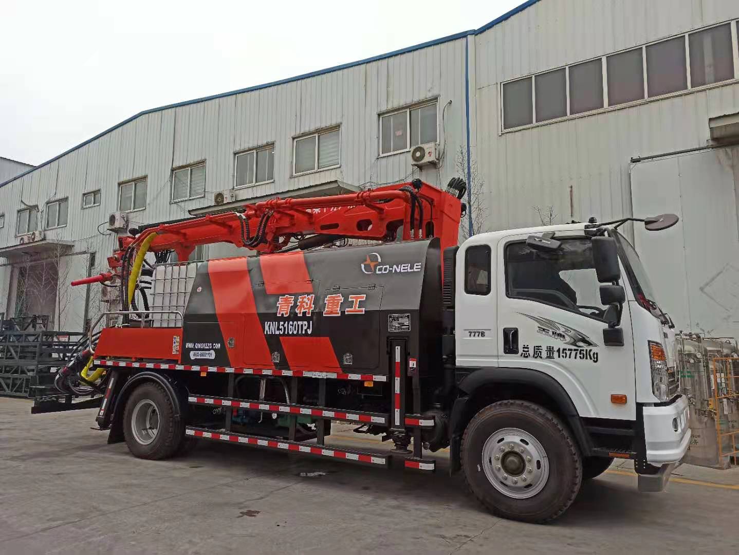 混凝土泵 濕噴臺車 青科重工