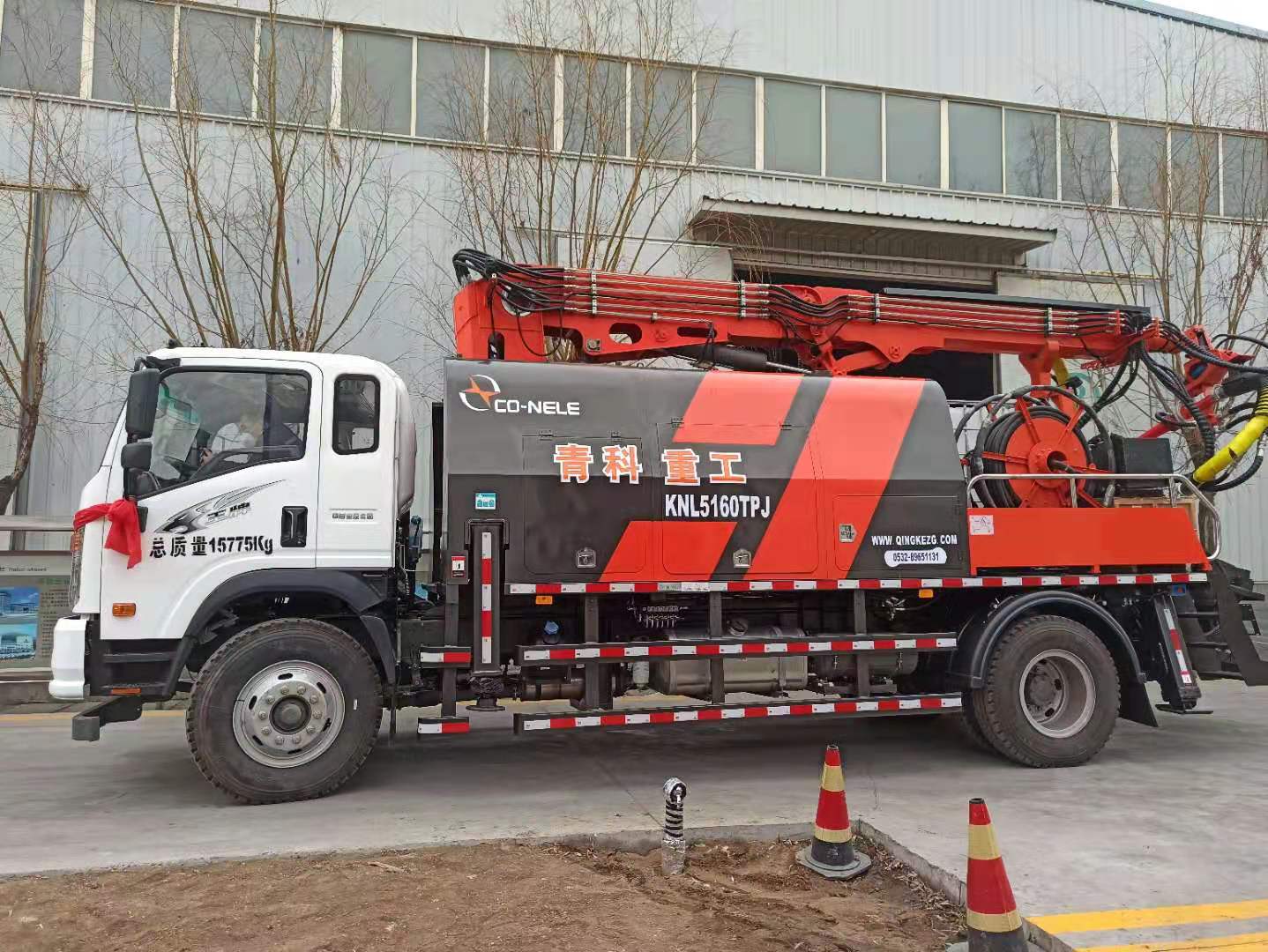 混凝土泵 濕噴臺車 青科重工